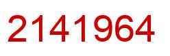 Número 2141964 imagen rojo