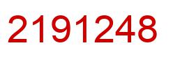 Number 2191248 red image
