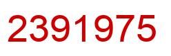 Número 2391975 imagen rojo