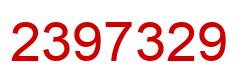Número 2397329 imagen rojo