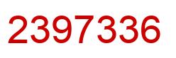 Número 2397336 imagen rojo