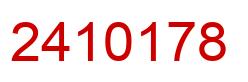 Número 2410178 imagen rojo