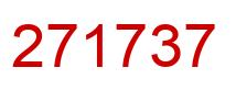 Number 271737 red image