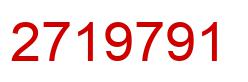Number 2719791 red image