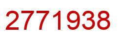 Número 2771938 imagen rojo