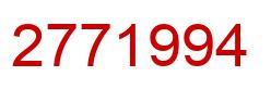 Number 2771994 red image