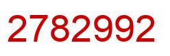 Número 2782992 imagen rojo