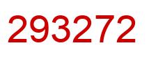 Número 293272 imagen rojo