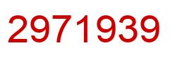 Número 2971939 imagen rojo