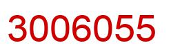 Number 3006055 red image