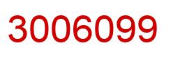 Number 3006099 red image