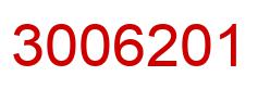Number 3006201 red image