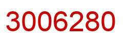 Number 3006280 red image