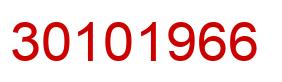 Number 30101966 red image