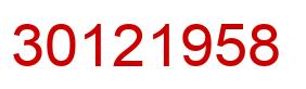 Número 30121958 imagen rojo