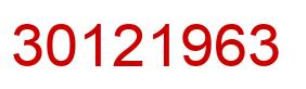 Número 30121963 imagen rojo
