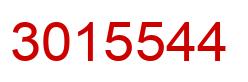 Number 3015544 red image