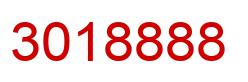 Number 3018888 red image