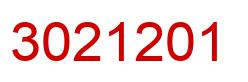 Number 3021201 red image