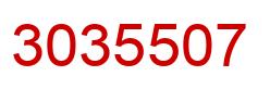 Number 3035507 red image
