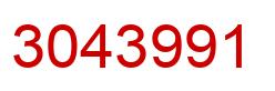 Número 3043991 imagen rojo