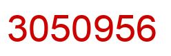 Número 3050956 imagen rojo