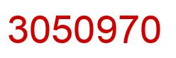 Number 3050970 red image