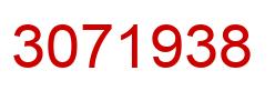 Number 3071938 red image
