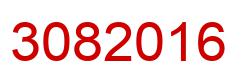 Number 3082016 red image
