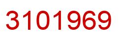 Número 3101969 imagen rojo