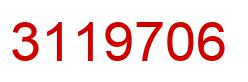 Number 3119706 red image