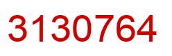 Number 3130764 red image