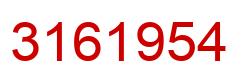 Number 3161954 red image
