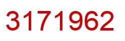 Number 3171962 red image