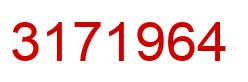 Number 3171964 red image