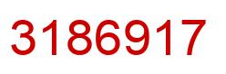 Número 3186917 imagen rojo