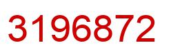 Number 3196872 red image