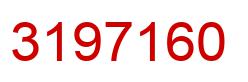 Number 3197160 red image