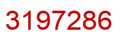 Number 3197286 red image