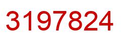 Number 3197824 red image