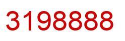 Number 3198888 red image