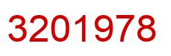 Number 3201978 red image