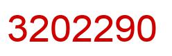 Number 3202290 red image