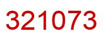 Número 321073 imagen rojo