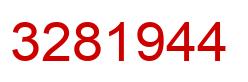 Número 3281944 imagen rojo