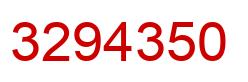 Número 3294350 imagen rojo