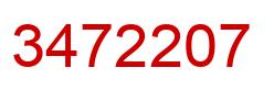 Número 3472207 imagen rojo