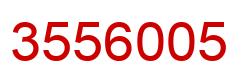 Número 3556005 imagen rojo