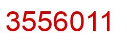 Número 3556011 imagen rojo