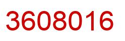 Número 3608016 imagen rojo